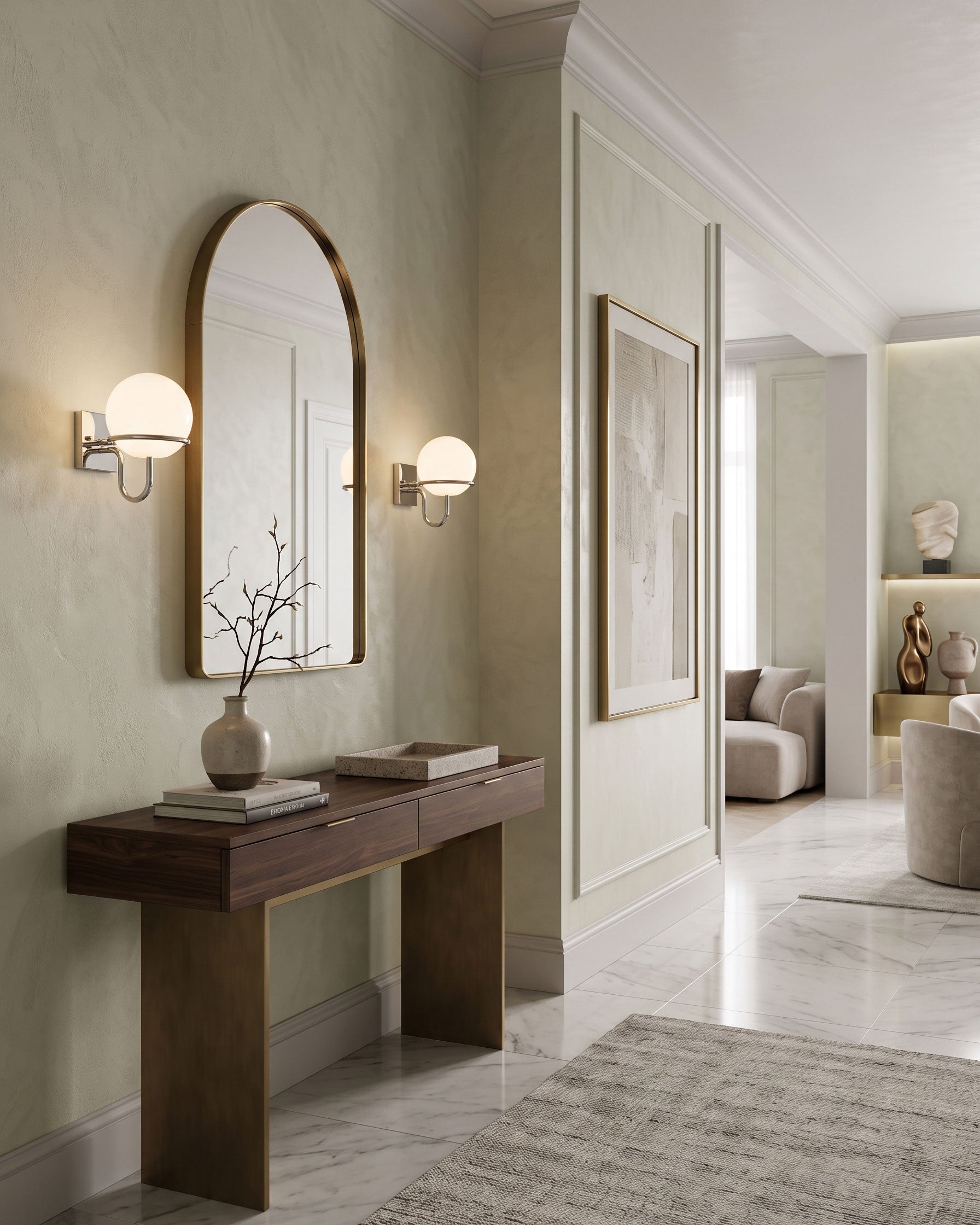 Phaedra Globe Wall Sconce