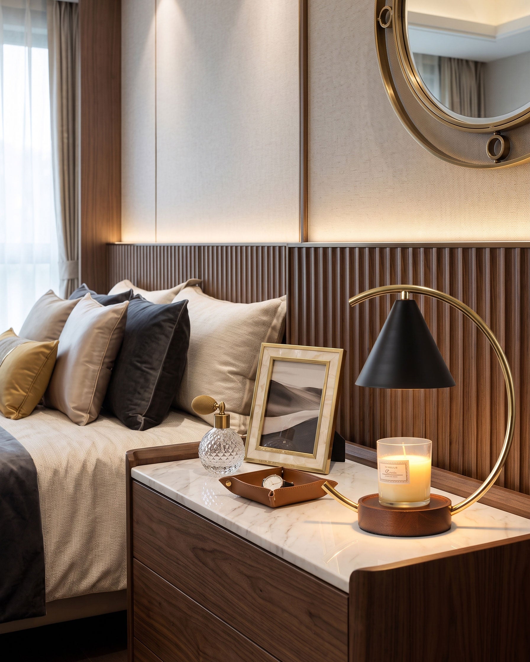 Pierce Candle Table Lamp