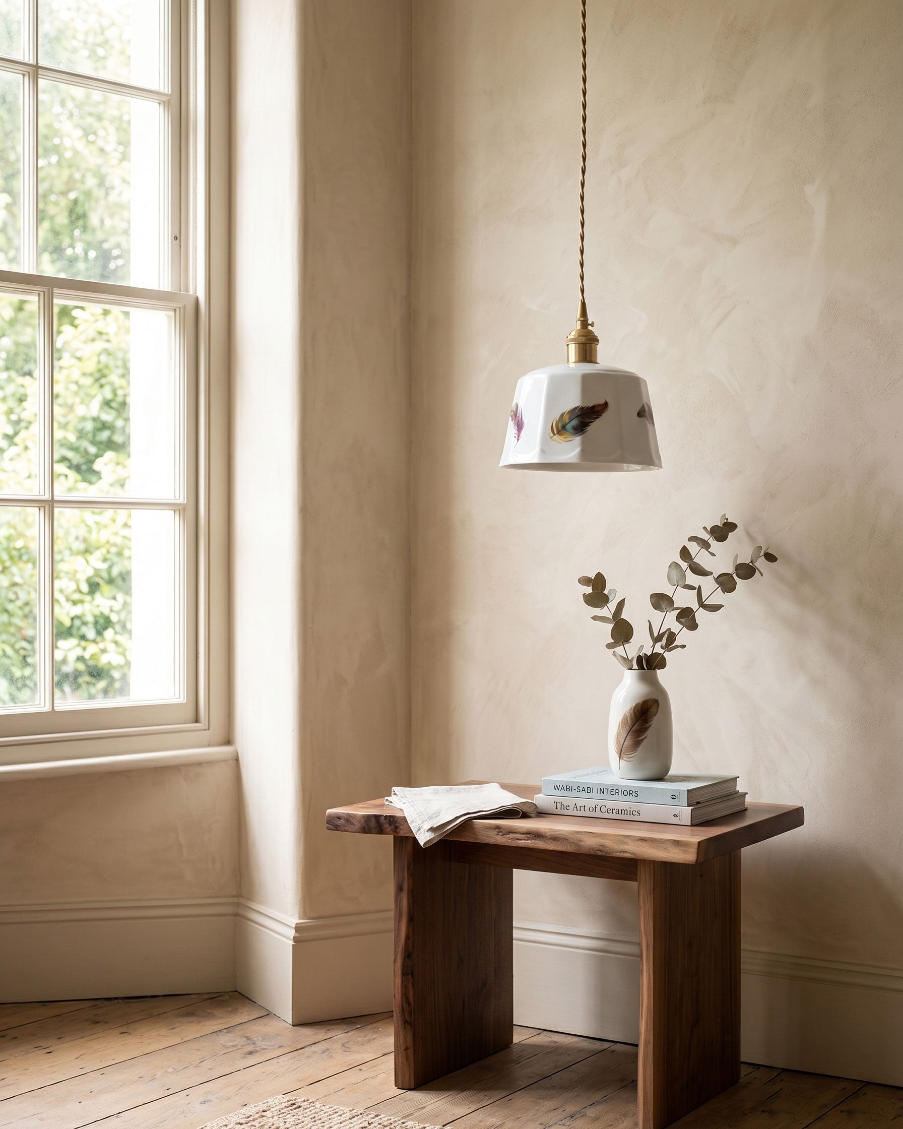 Pippa Butterfly Ceramic Pendant Light