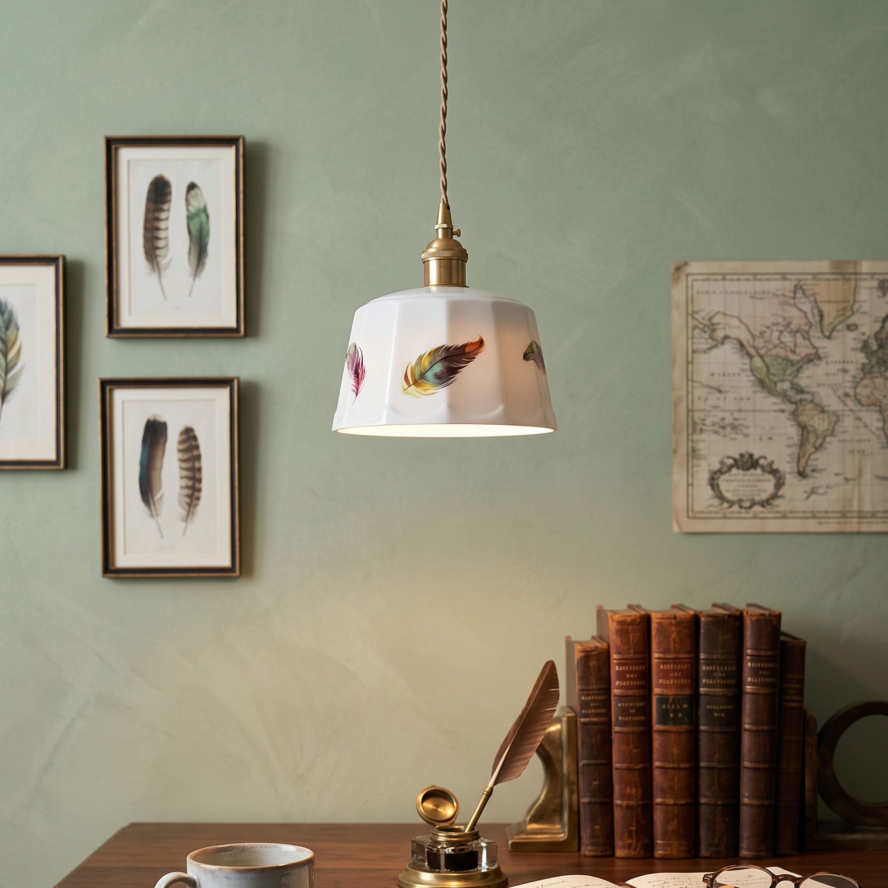 Pippa Butterfly Ceramic Pendant Light