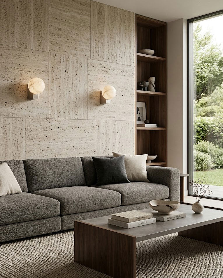 Prescott Minimalist Orb Wall Sconce