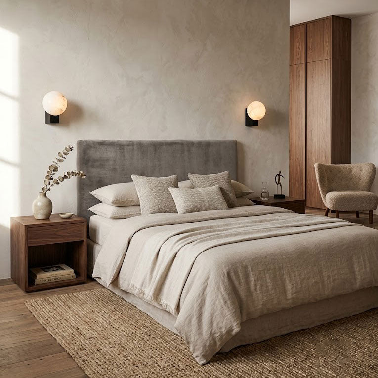 Prescott Minimalist Orb Wall Sconce