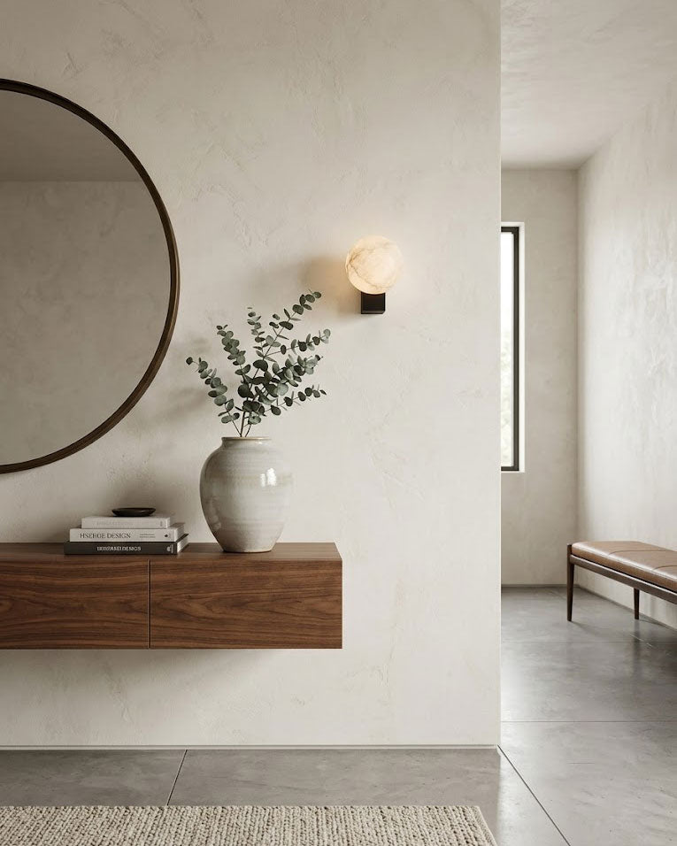 Prescott Minimalist Orb Wall Sconce