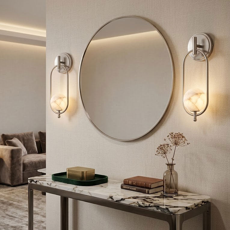 Presley Alabaster Wall Sconce