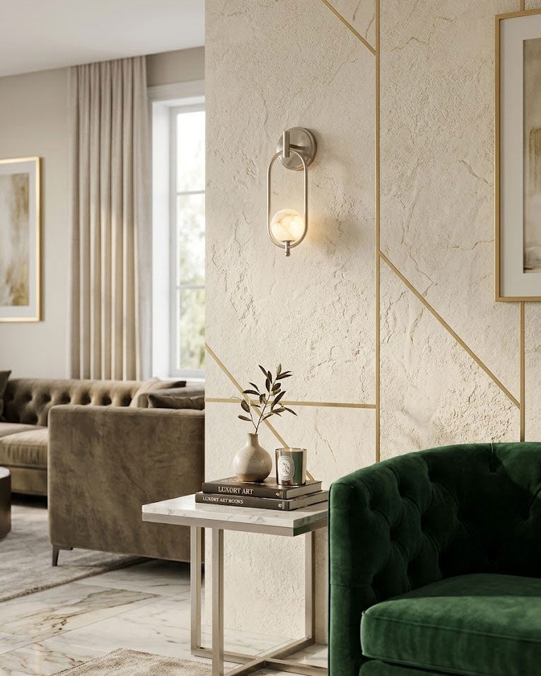 Presley Alabaster Wall Sconce