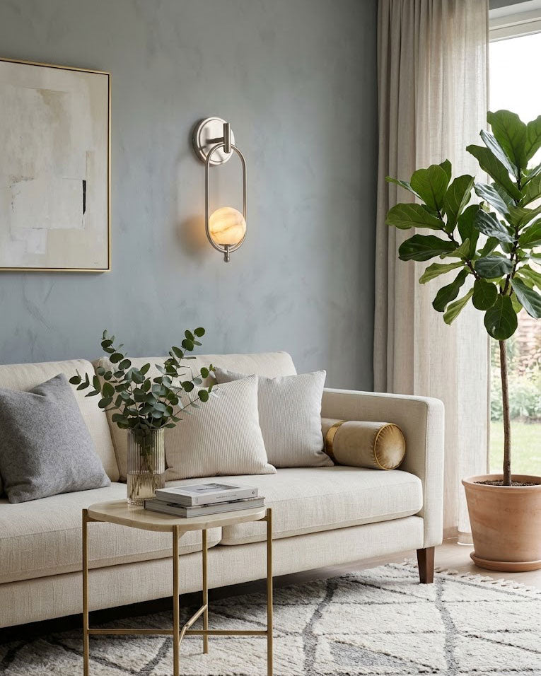 Presley Alabaster Wall Sconce