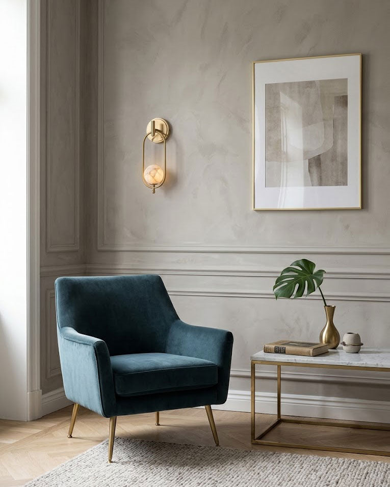 Presley Alabaster Wall Sconce