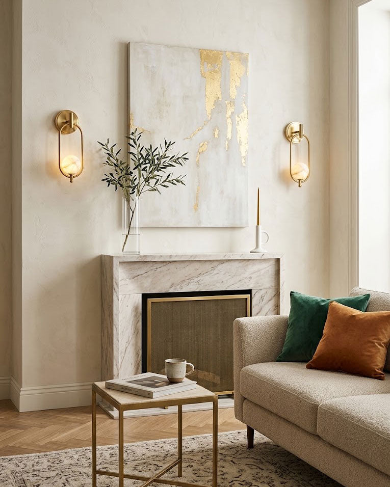 Presley Alabaster Wall Sconce