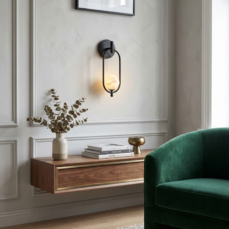 Presley Alabaster Wall Sconce