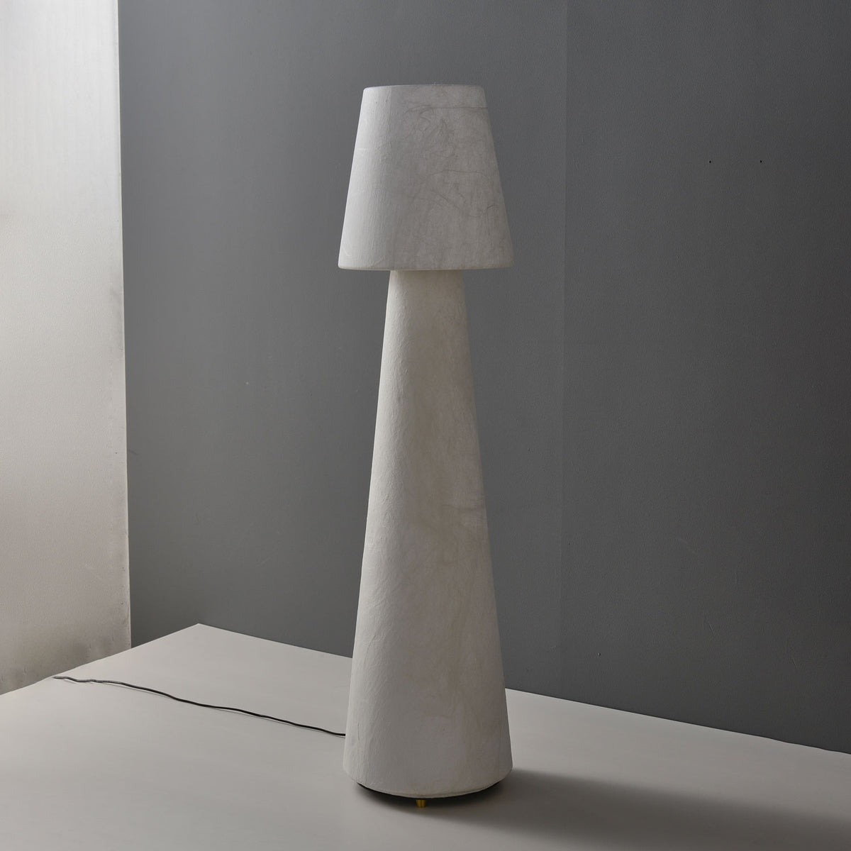Quentin Mulberry Silk Floor Lamp