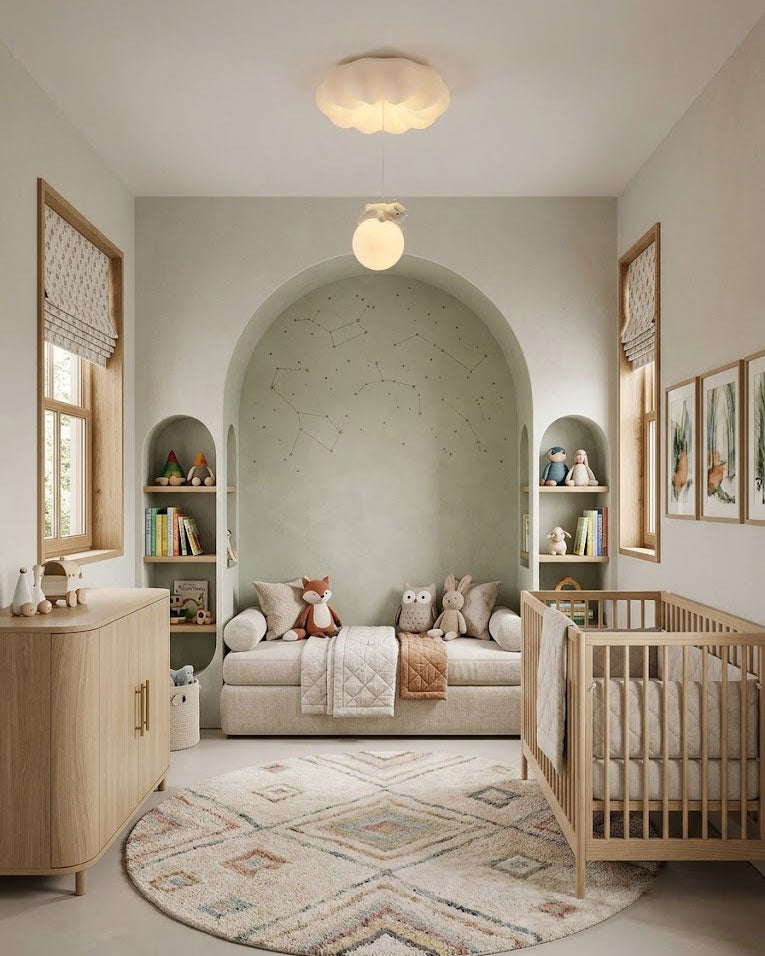 Quinlan Bear Semi-Flush Mount