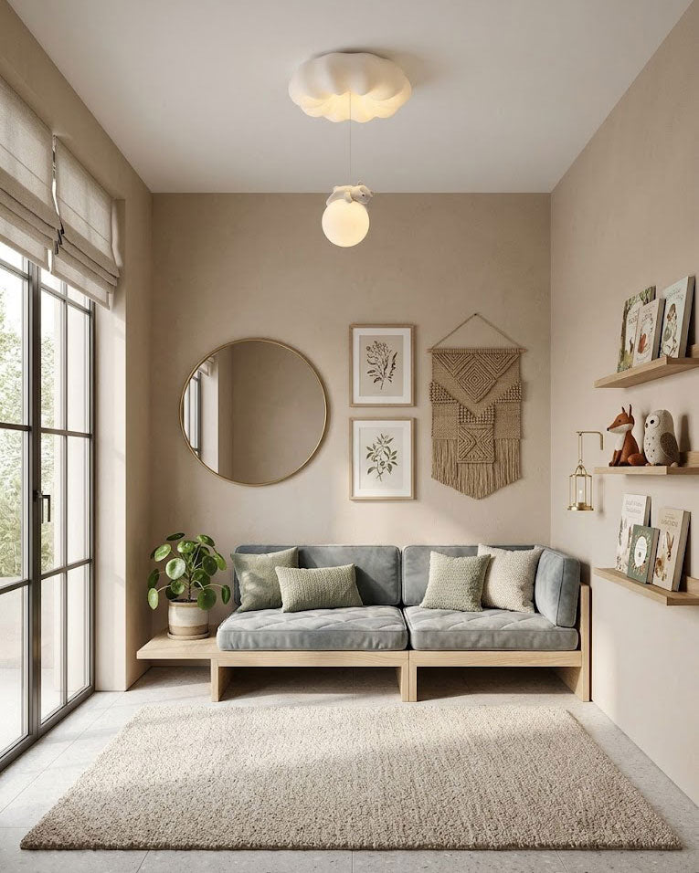 Quinlan Bear Semi-Flush Mount