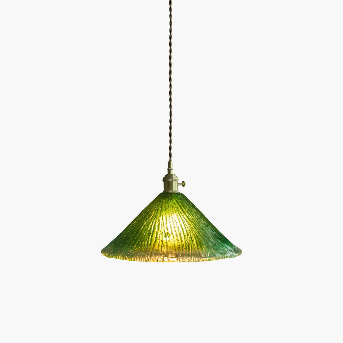 Quintin Pleated Cone Pendant Light