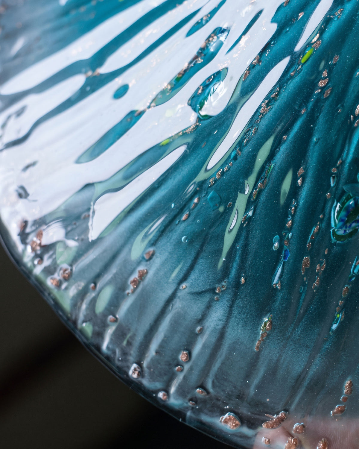 Quintin Pleated Cone Pendant Light – detail 25