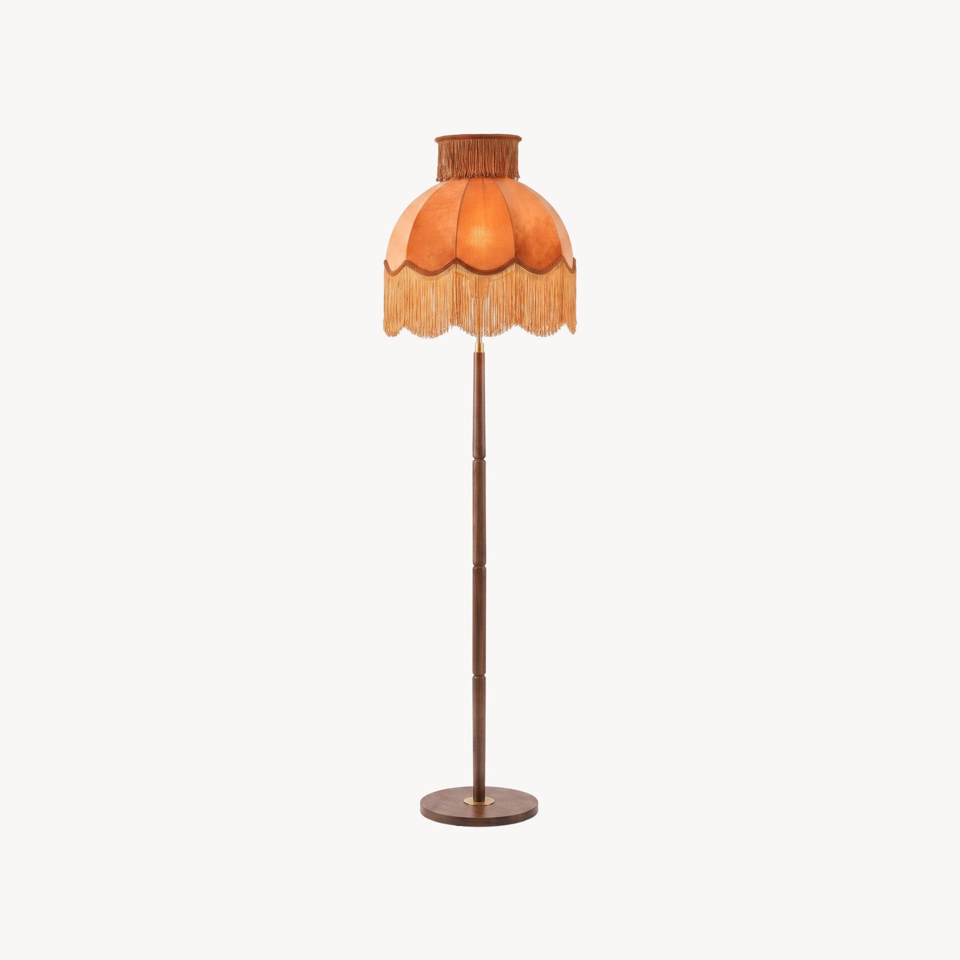 Ramona Velvet Fringe Floor Lamp