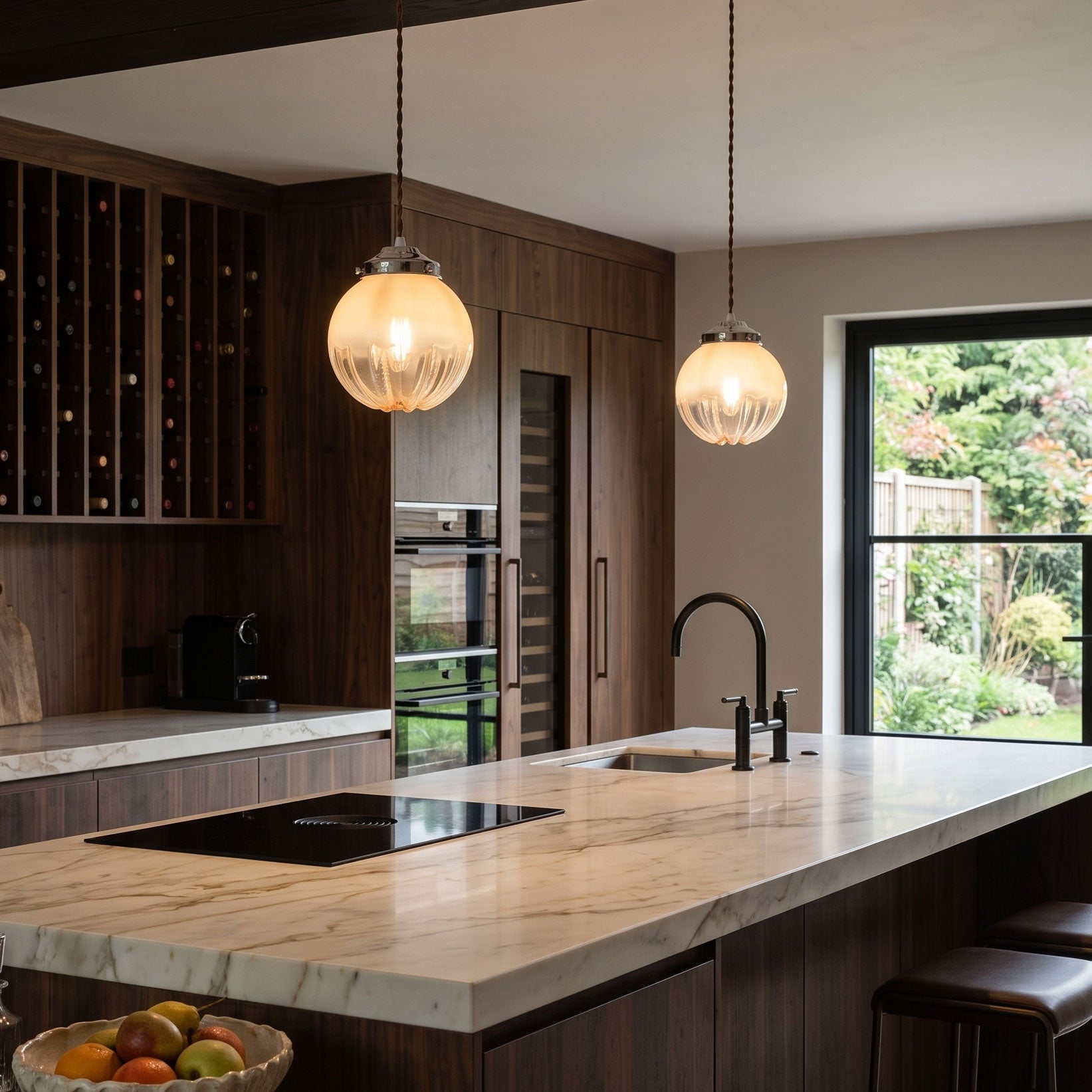 Remy Fluted Ombre Pendant Light