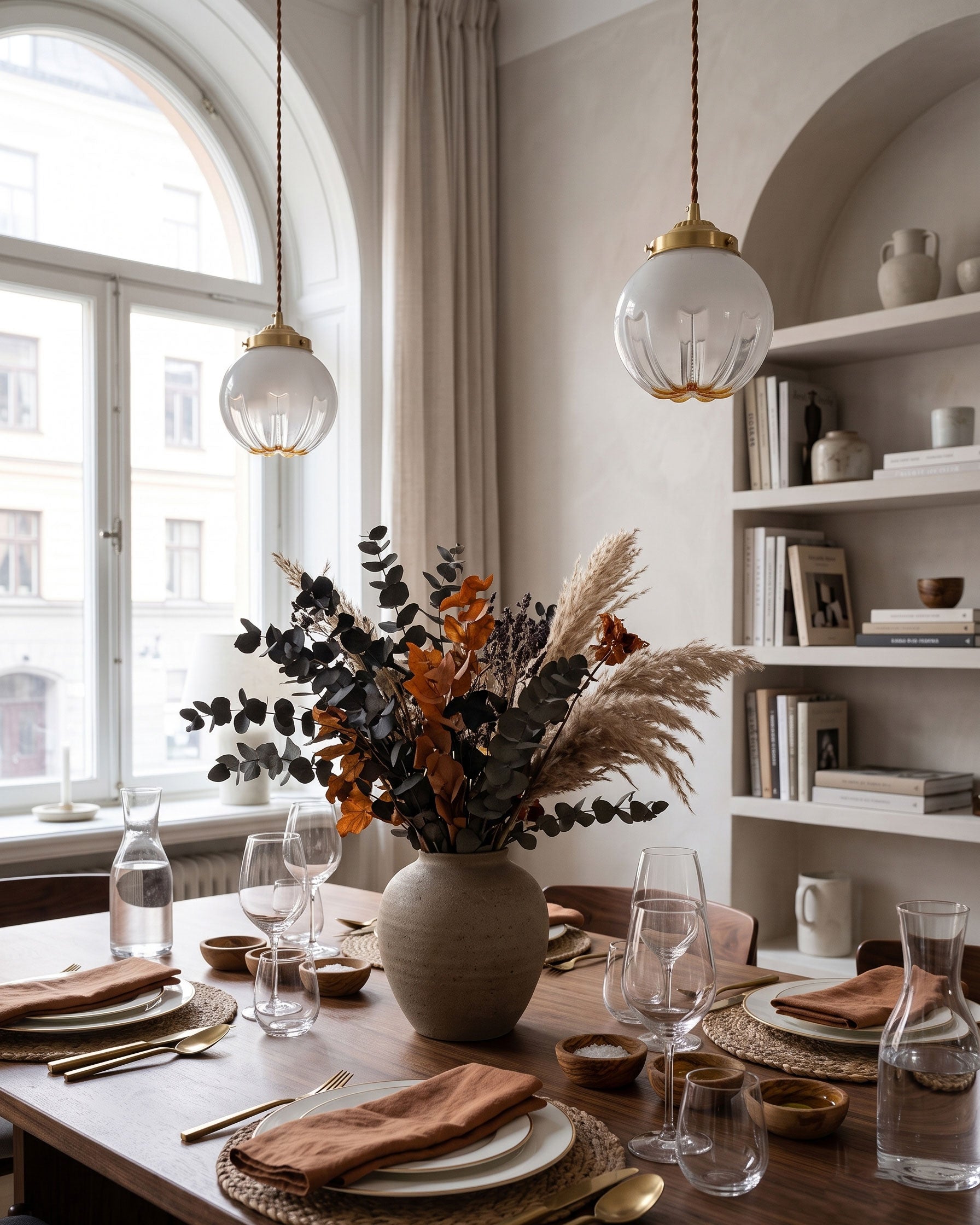 Remy Fluted Ombre Pendant Light