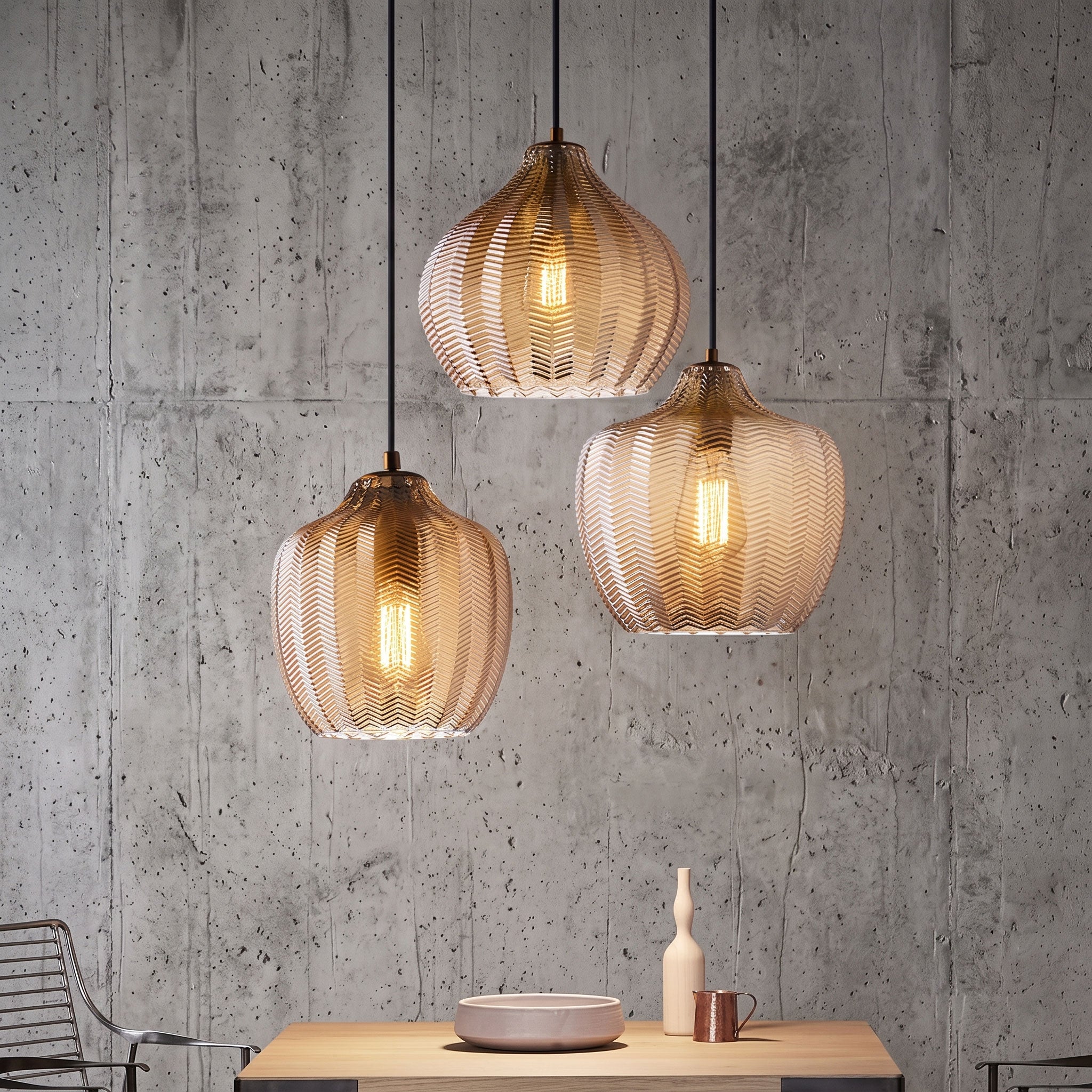 Rhea Textured Pendant Light