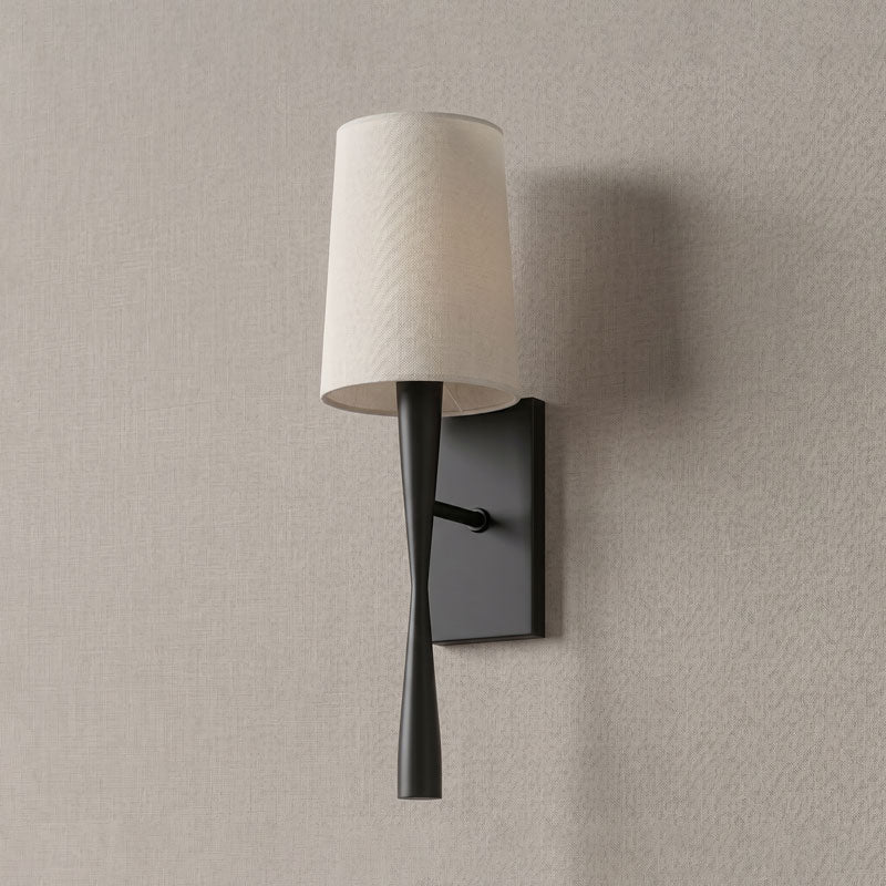 Rhiannon Modern Linen Wall Sconce