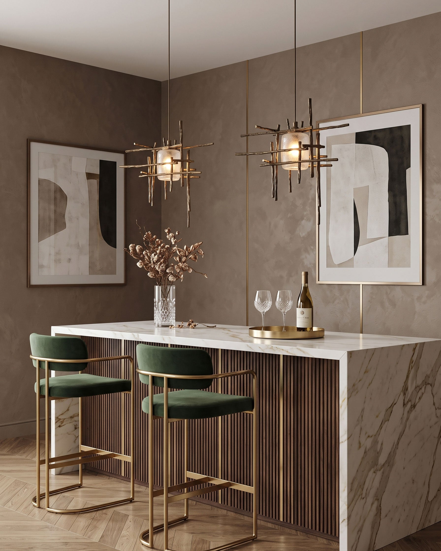 Rhyett Glass Pendant Light