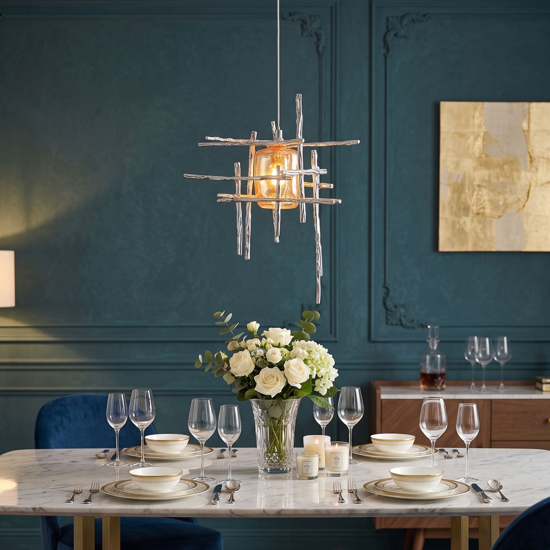 Rhyett Glass Pendant Light