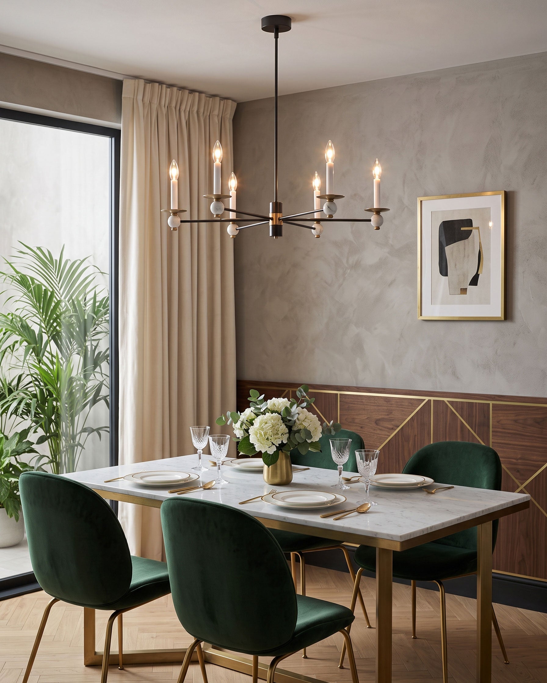 Roland Geometric Chandelier