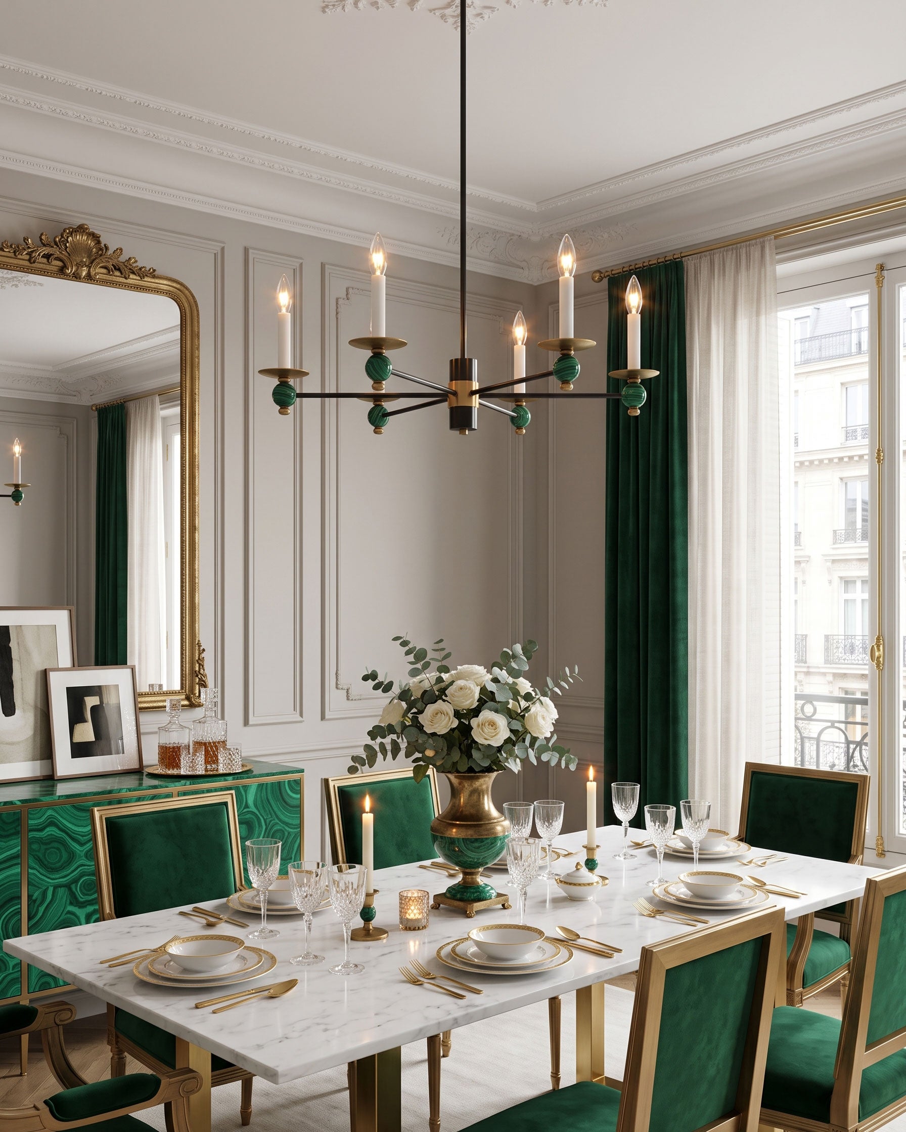 Roland Geometric Chandelier