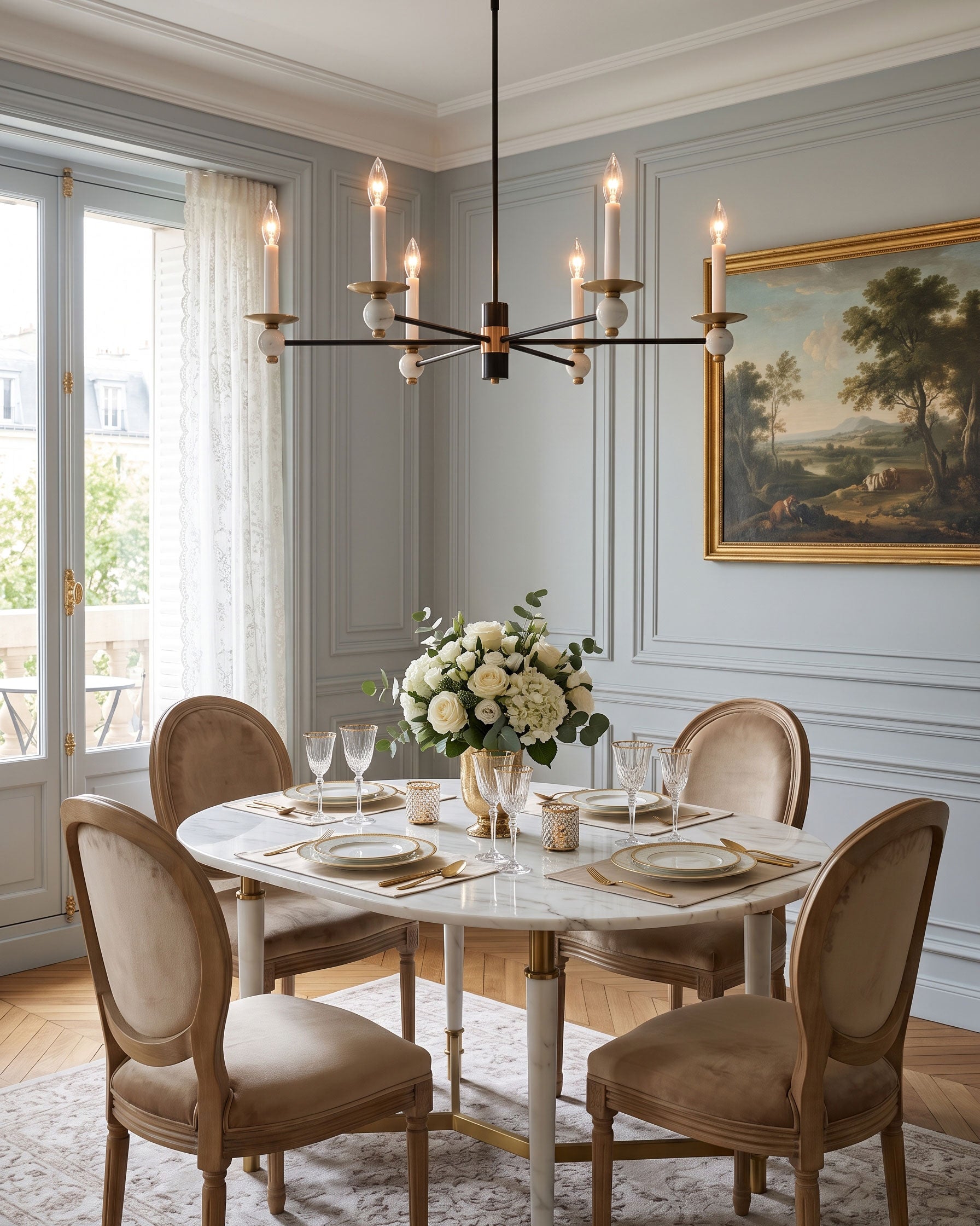 Roland Geometric Chandelier