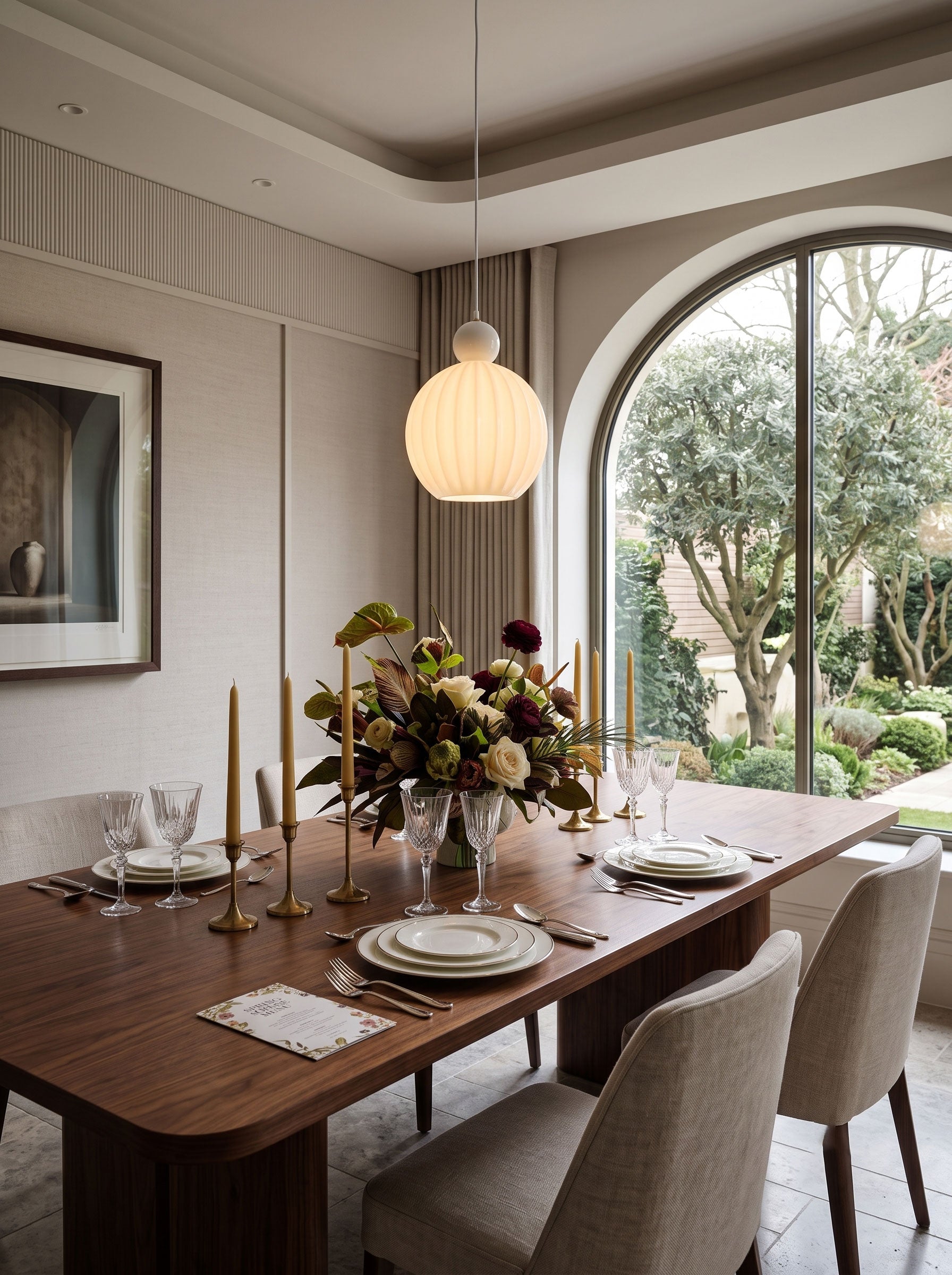 Romilly Ribbed Pendant Light