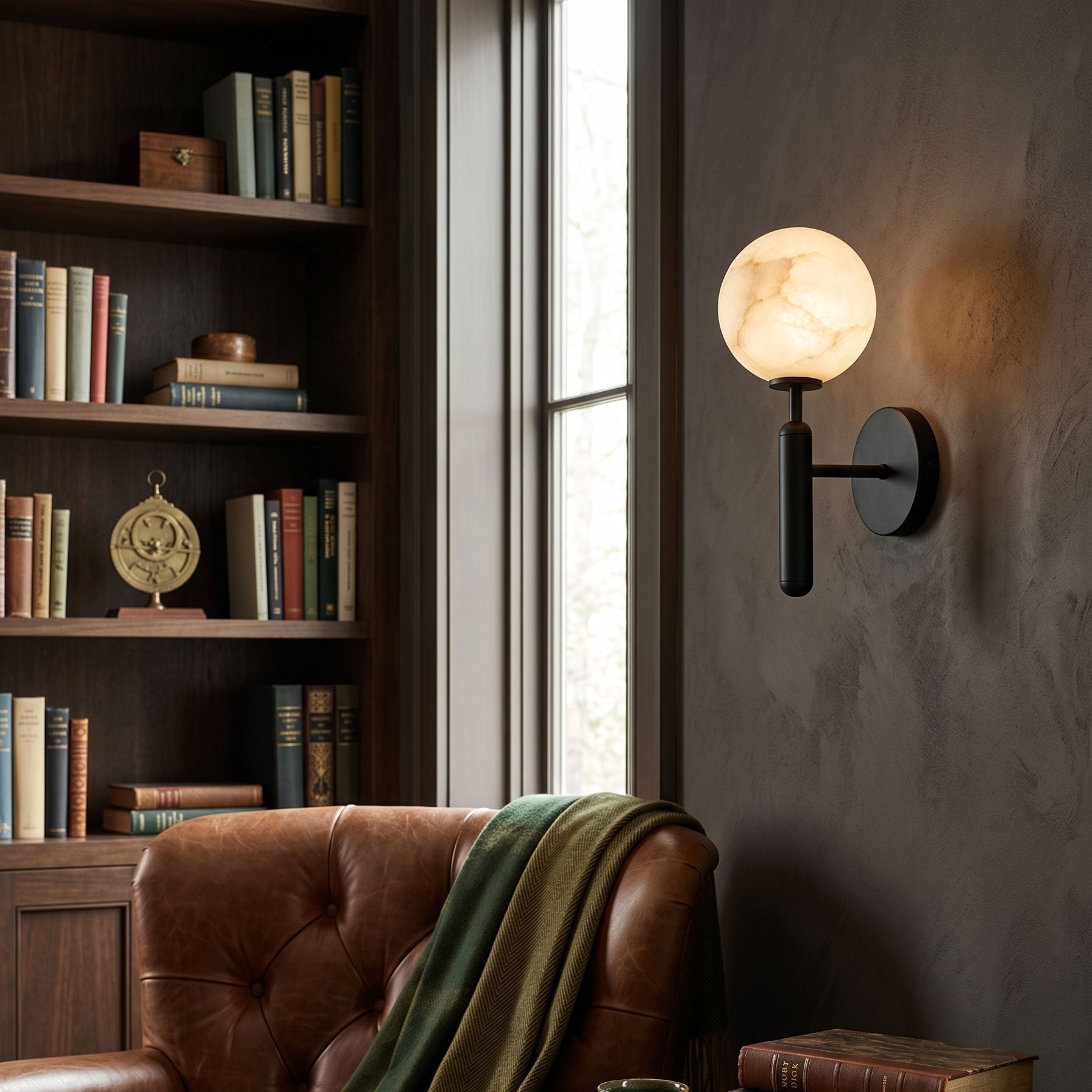 Ronan Alabaster Wall Sconce