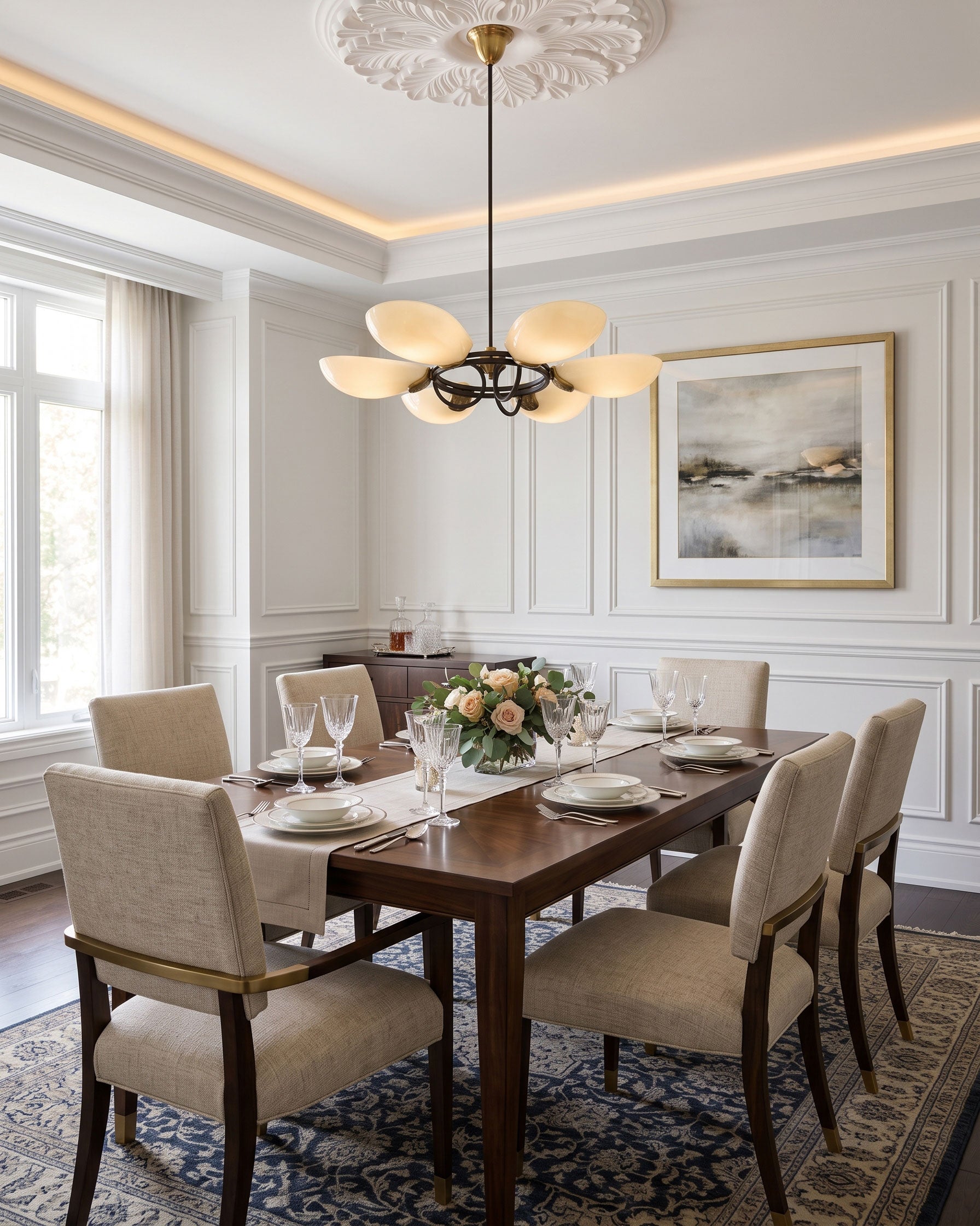 Rayonshine Ronin Black Ring Chandelier — Detail View 14