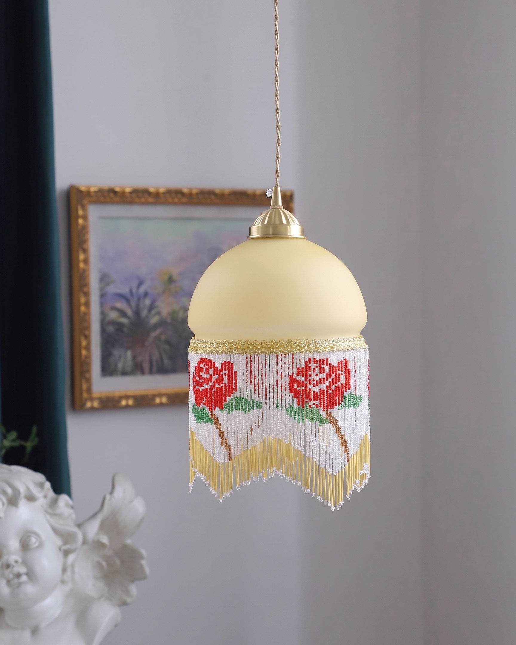 Rosalind Beaded Pendant Light