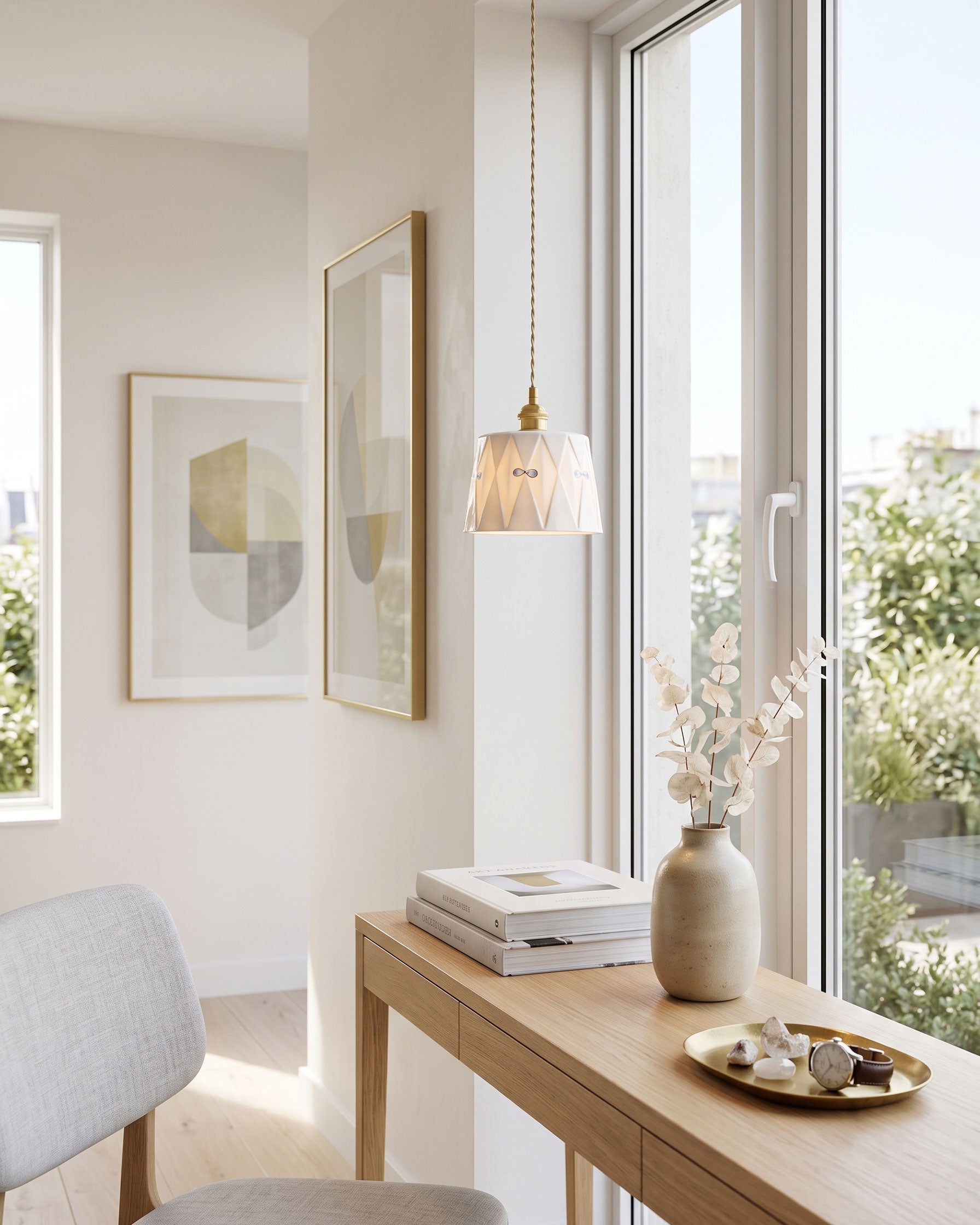 Saskia Textured Pendant Light