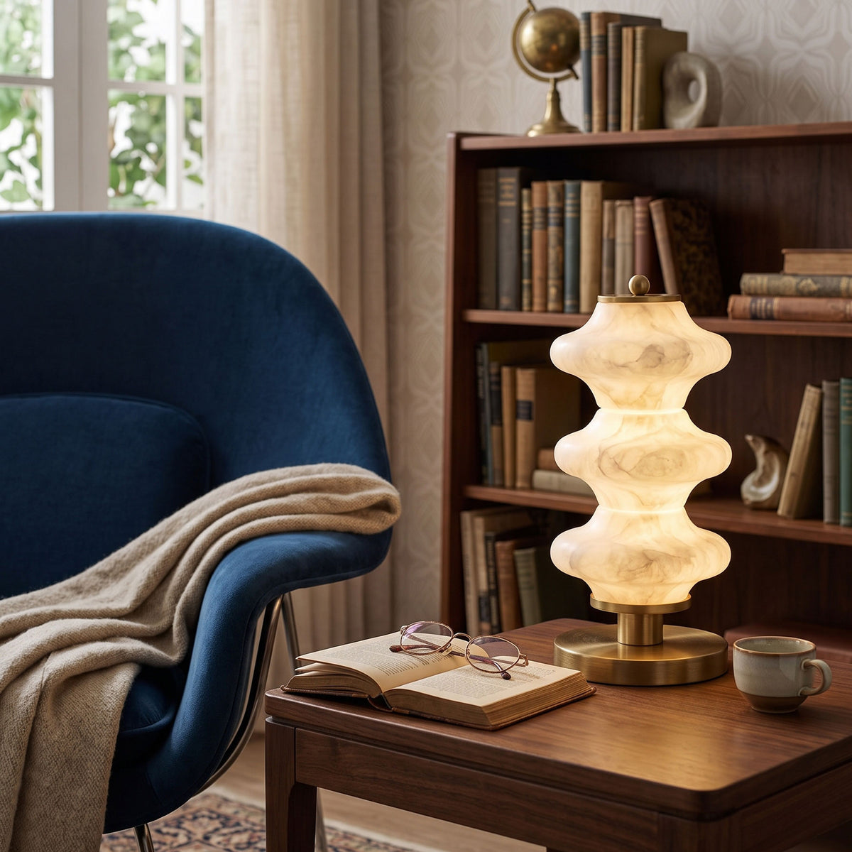 Selene Alabaster Table Lamp
