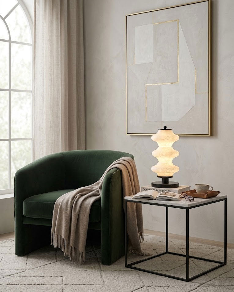 Selene Alabaster Table Lamp