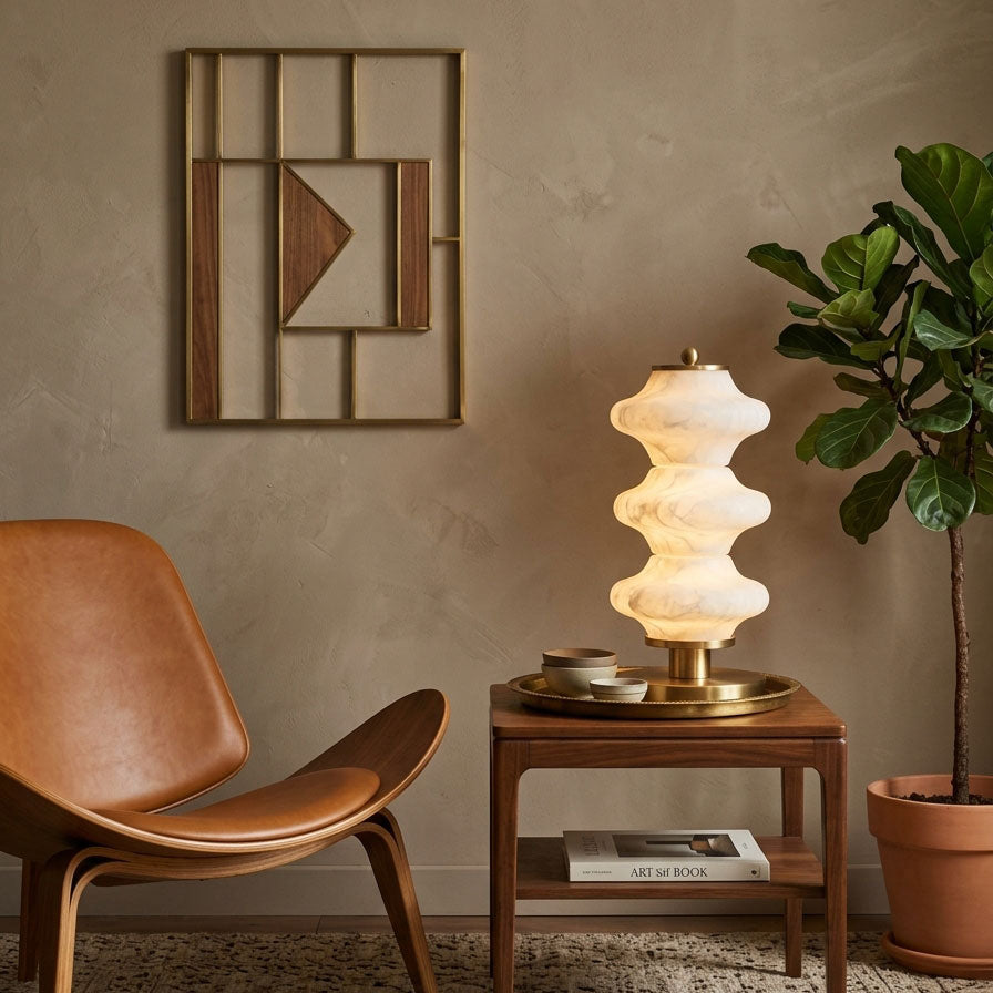 Selene Alabaster Table Lamp