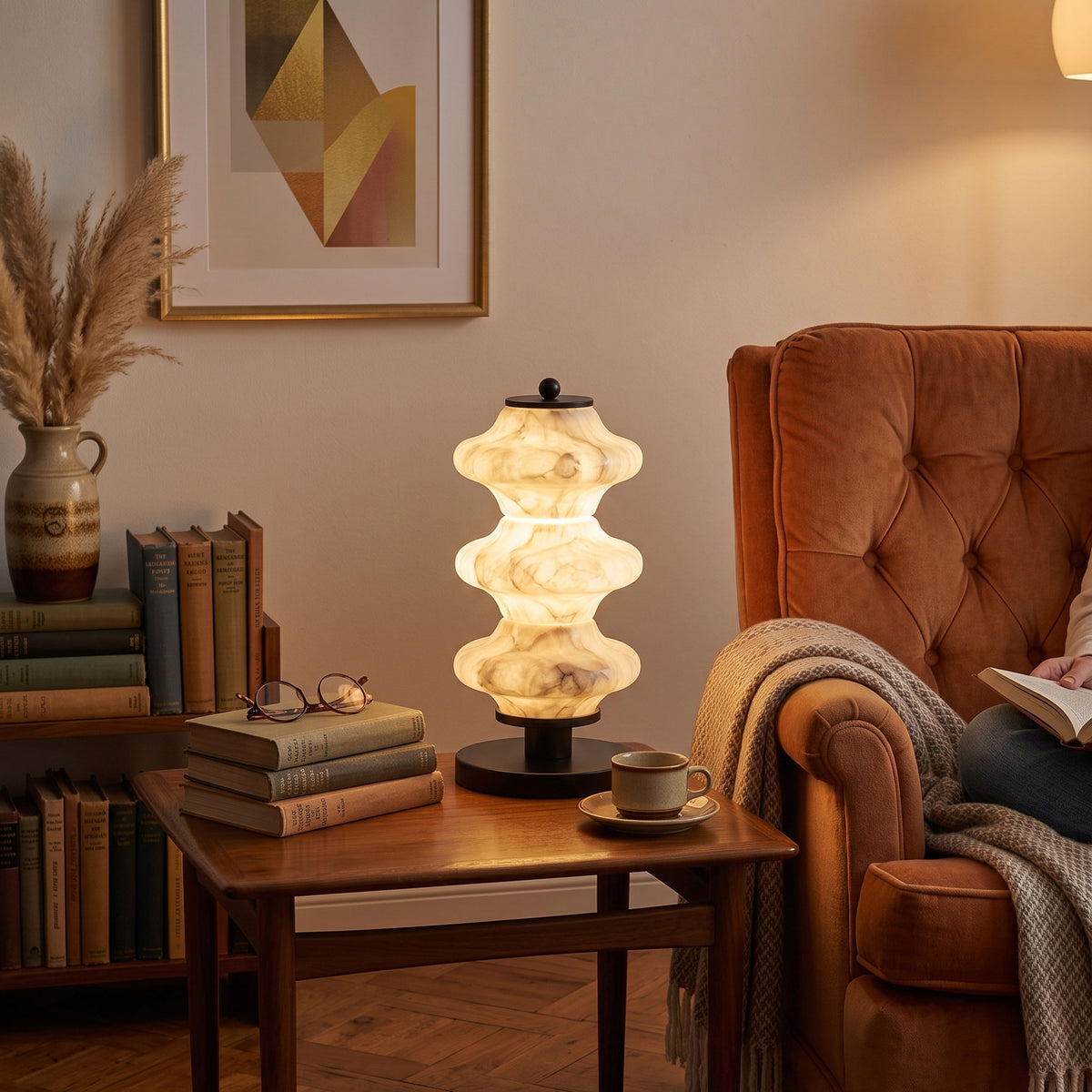 Selene Alabaster Table Lamp