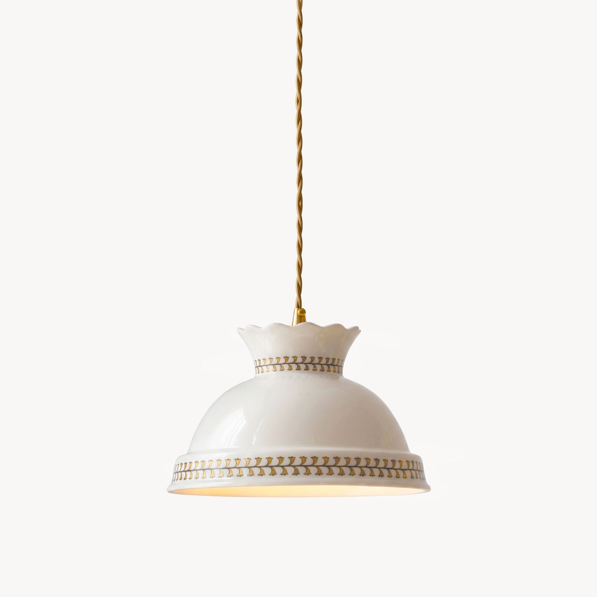 Sibyl Cottage Ceramic Pendant Light