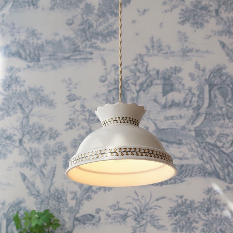 Sibyl Cottage Ceramic Pendant Light