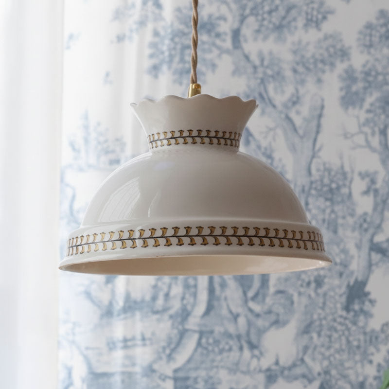 Sibyl Cottage Ceramic Pendant Light