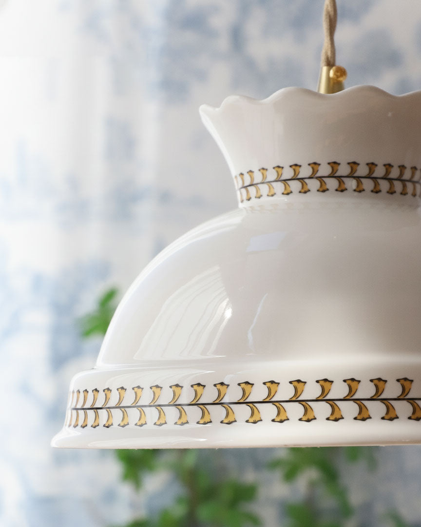 Sibyl Cottage Ceramic Pendant Light