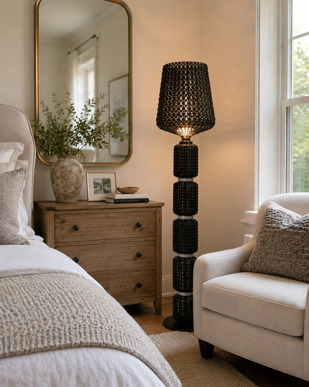 Sienna Grid Floor Lamp