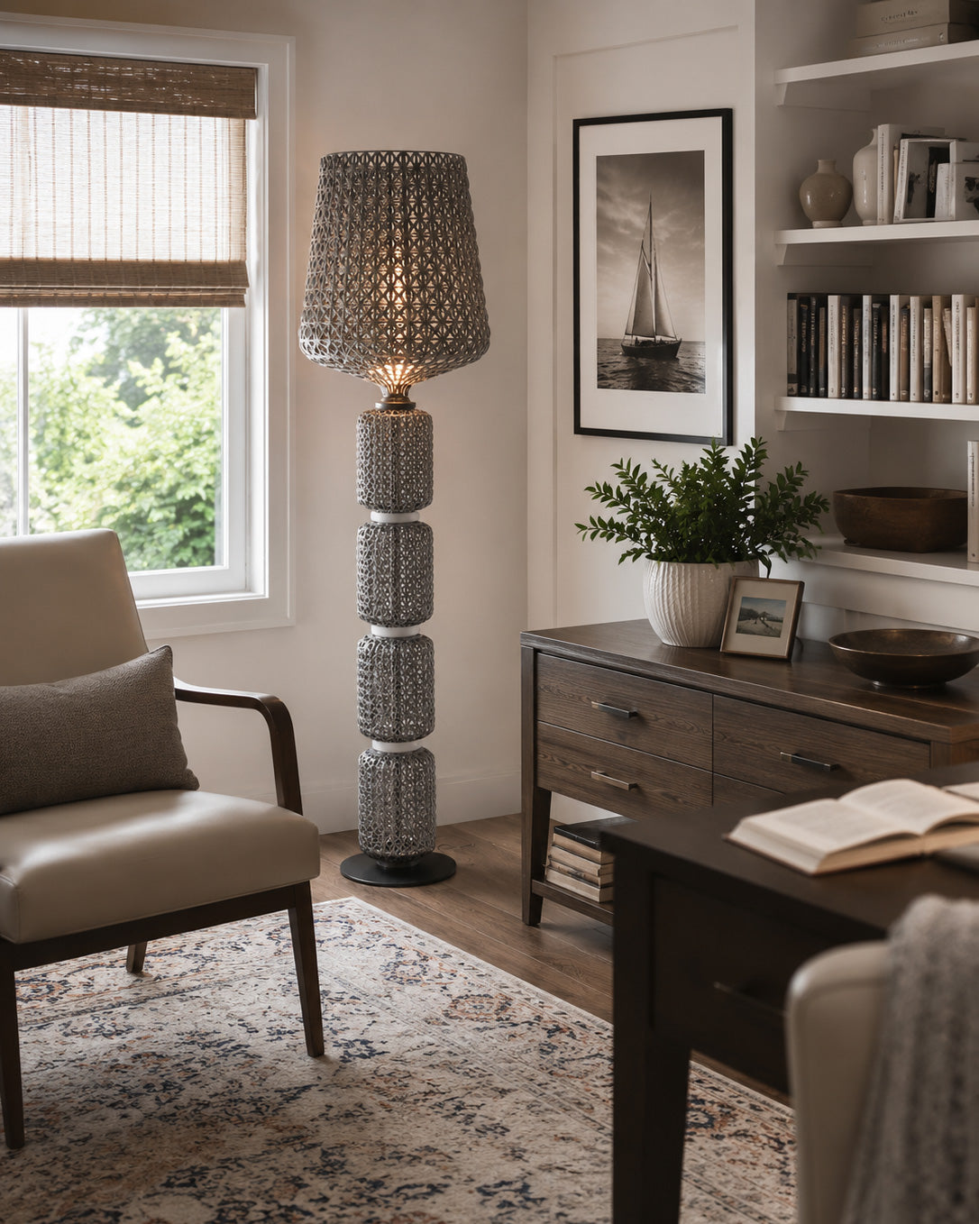 Sienna Grid Floor Lamp