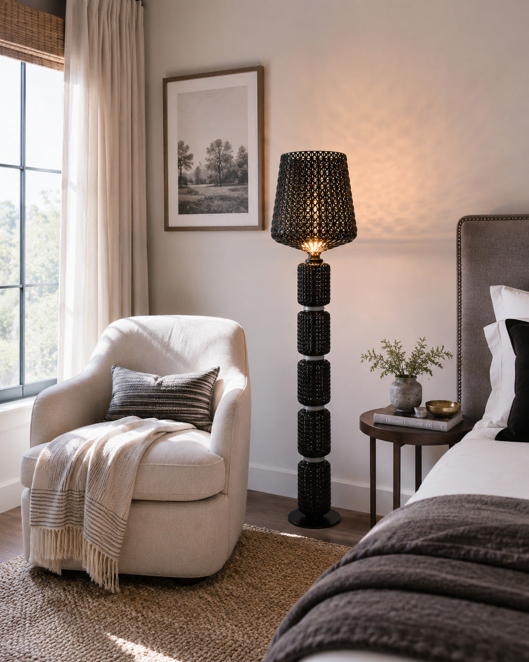 Sienna Grid Floor Lamp