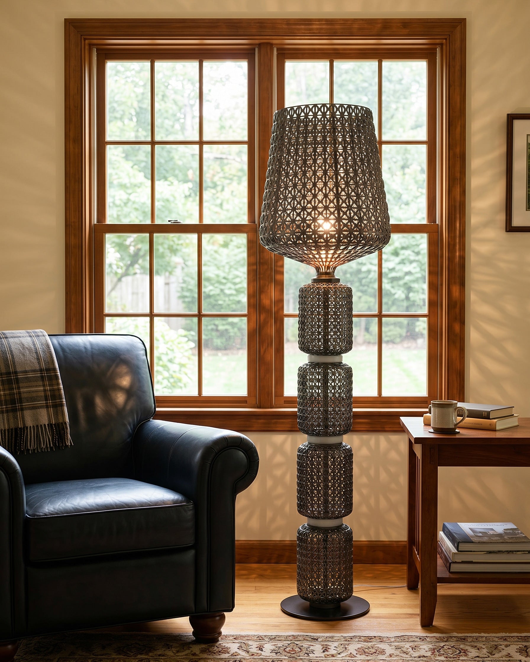Sienna Grid Floor Lamp