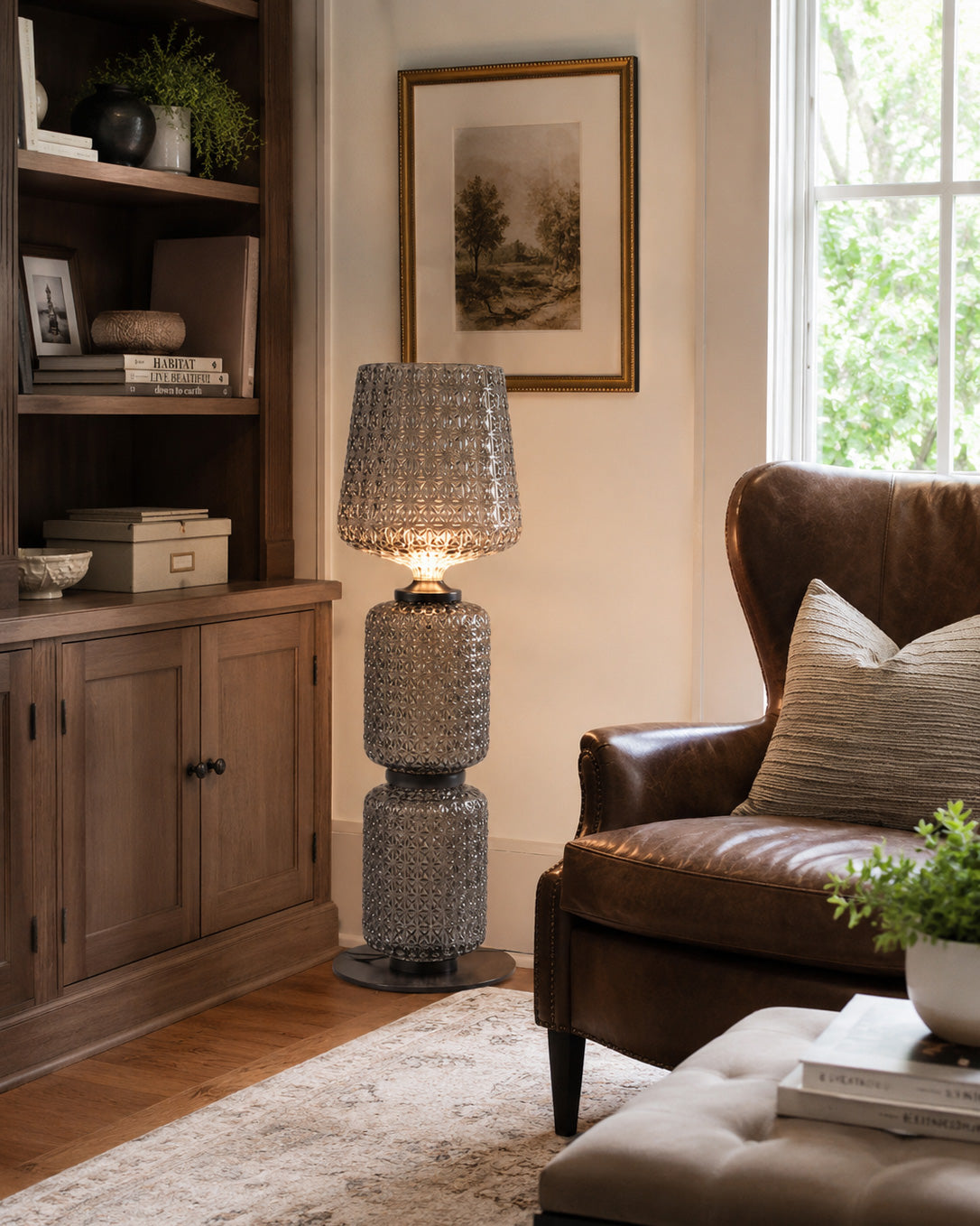 Sienna Grid Floor Lamp