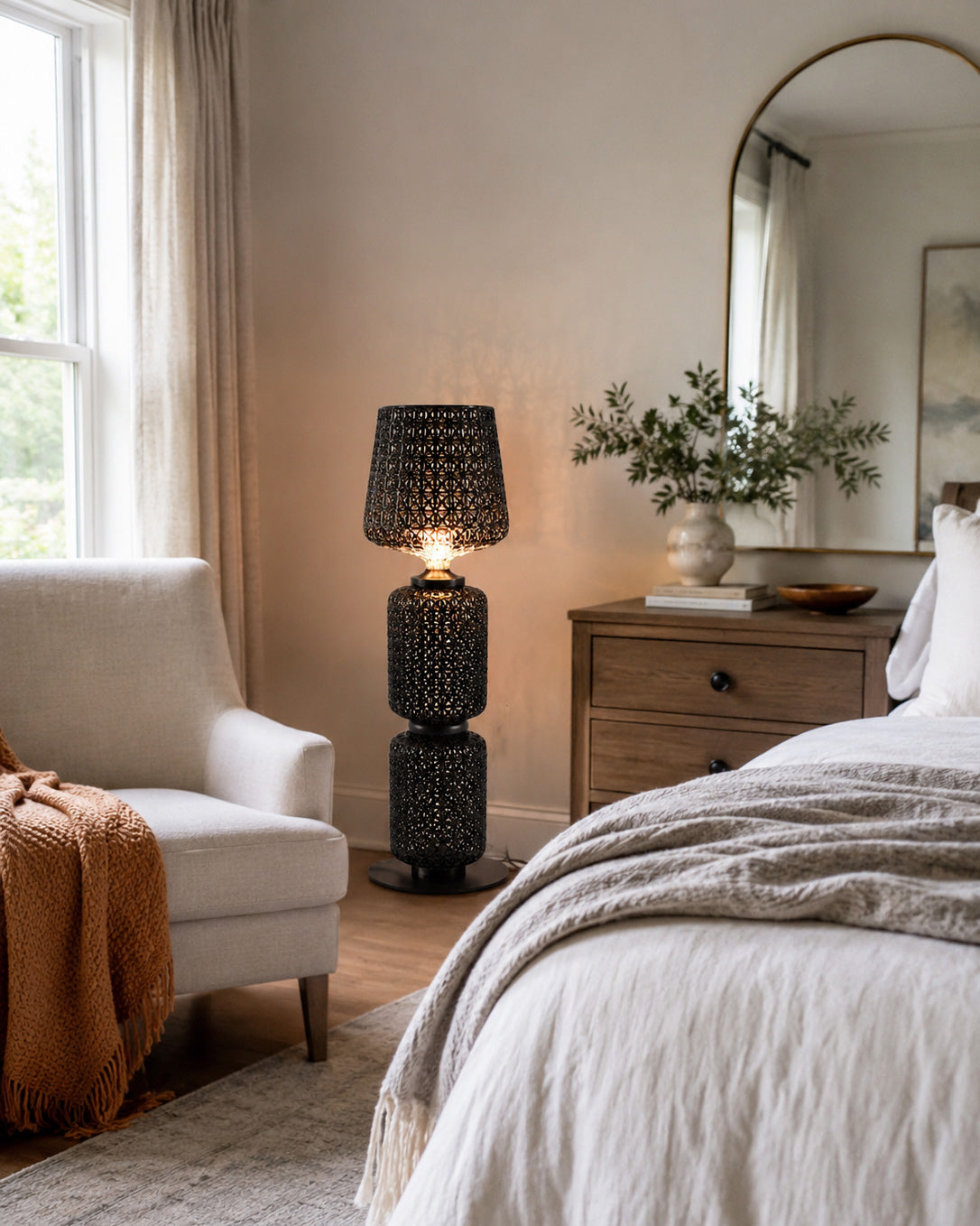 Sienna Grid Floor Lamp