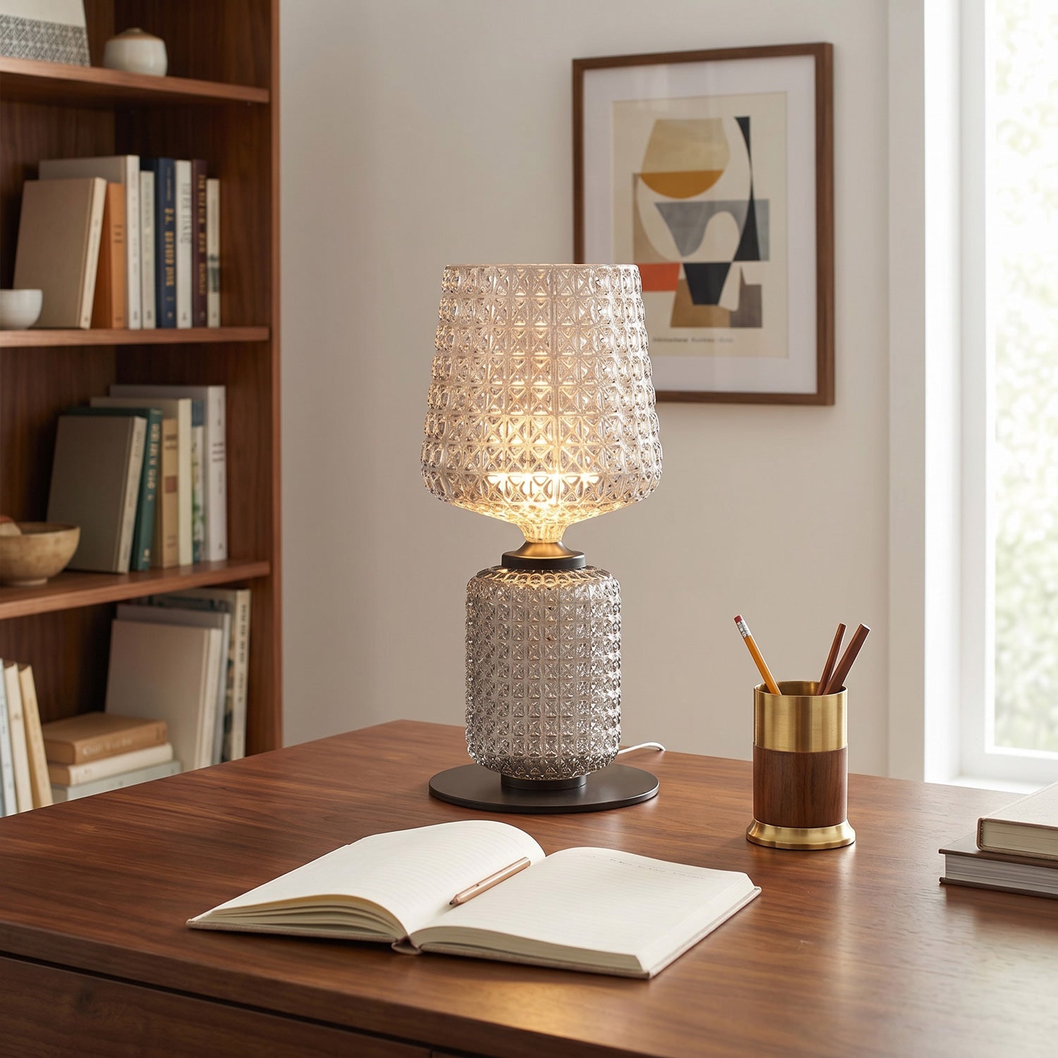 Sienna Grid Table Lamp
