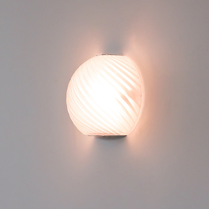 Silas Ribbed Glass Wall Sconce