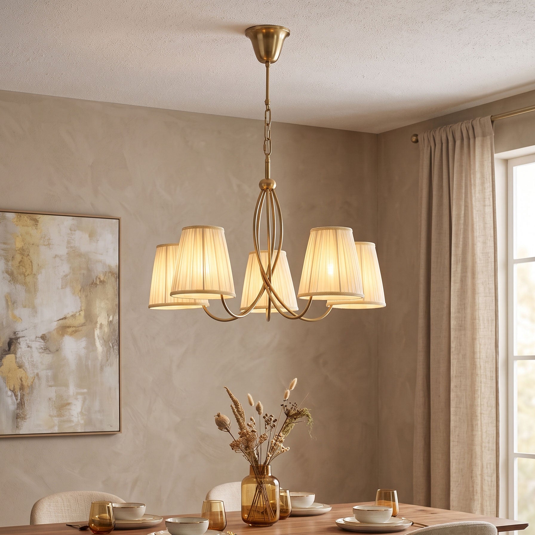 Sinclair Tapered Shade Chandelier